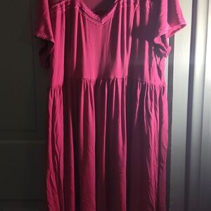 Torrid Magenta Casual Dress